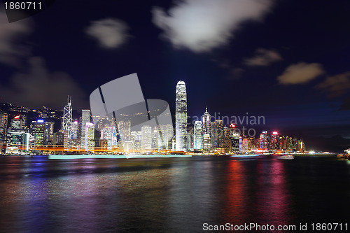 Image of Hong Kong at night