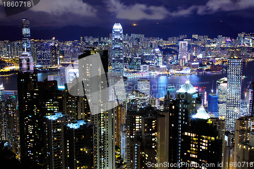 Image of Hong Kong at night