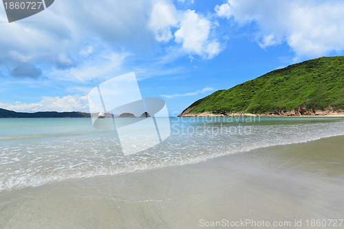 Image of beach in sea coast