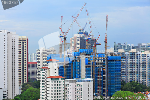 Image of construction site in Singapore