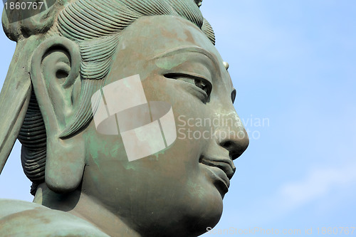 Image of statue in chinese temple