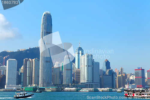 Image of Hong Kong harbour