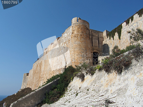 Image of Bonifacio fortification, Corsica