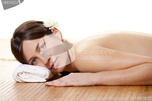Image of Girl on a Spa