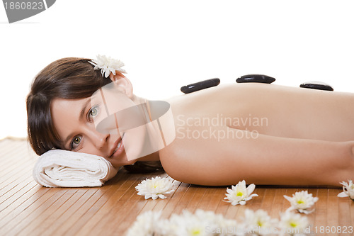 Image of Girl on a Spa