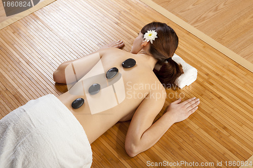 Image of Girl getting a spa treatment