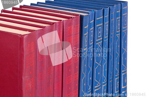 Image of The row of books