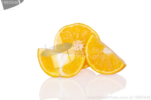 Image of Ripe orange slices