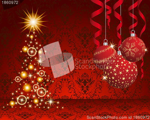 Image of Christmas and New Year background