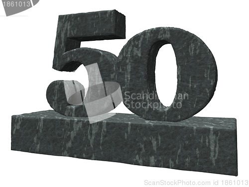 Image of number fifty monument