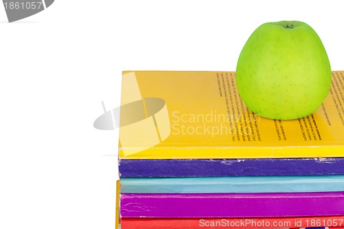 Image of Apple and books