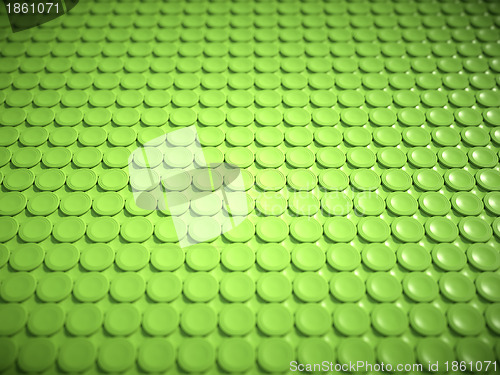 Image of Green bulging circles texture or background