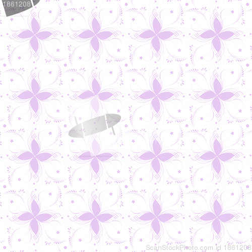 Image of Seamless Floral Pattern