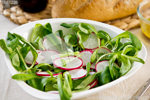 Image of Radish with Corn salad salad 