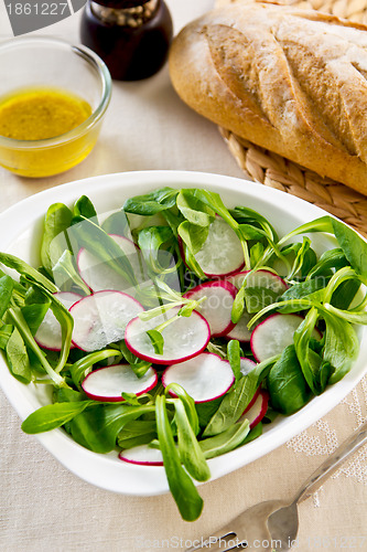 Image of Radish with Corn salad salad 