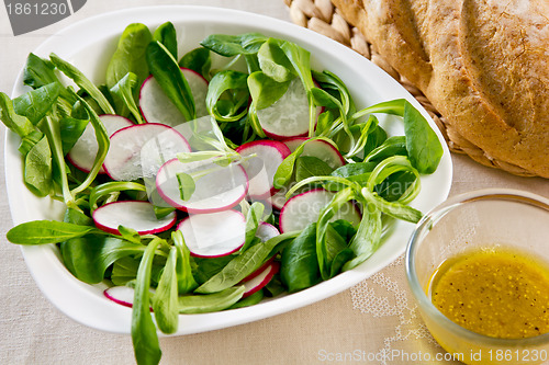Image of Radish with Corn salad salad 