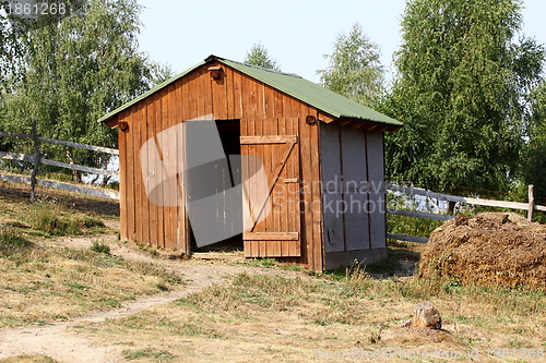 Image of stall at a farm