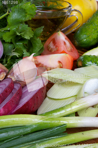 Image of Making Vegetable Salad