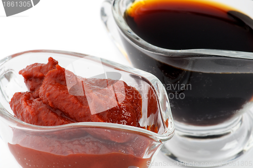 Image of Ketchup and Soy Sauce