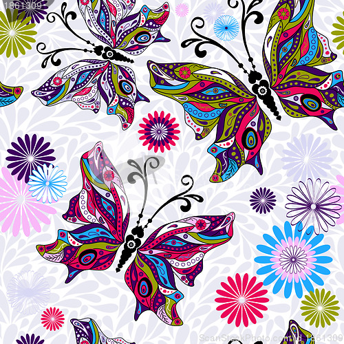 Image of Seamless floral pattern