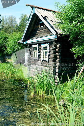 Image of Ancient russian wood house