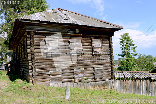 Image of Ancient russian wood house