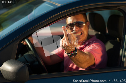 Image of Very agresive driver.