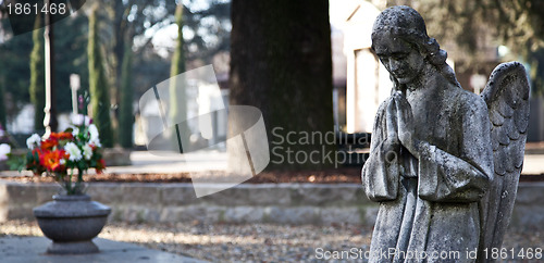 Image of Cemetery Statue