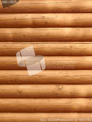 Image of Parallel wooden logs