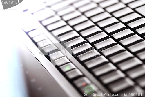Image of Modern and stylish laptop. 