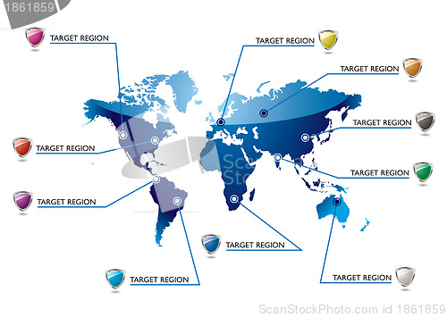 Image of Info world map