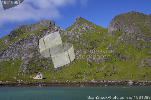 Image of Abandoned house by fjord