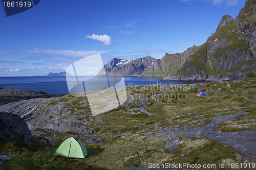 Image of Camping on Lofoten