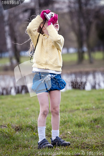 Image of little photographer