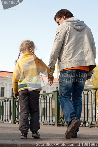 Image of father and daughter