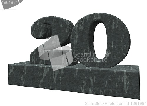 Image of number twenty