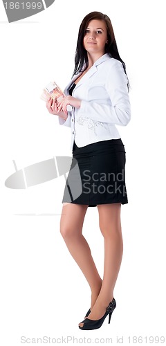 Image of Beautiful business lady