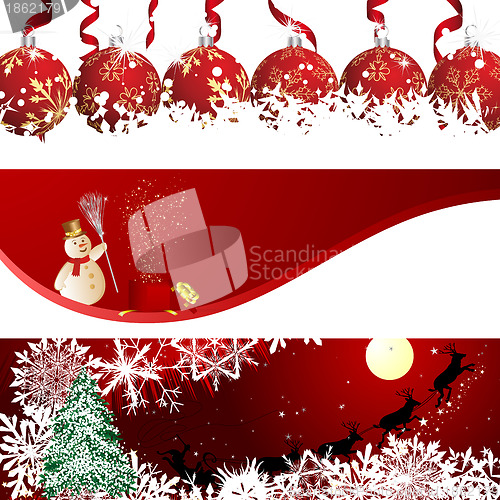 Image of Christmas banner set