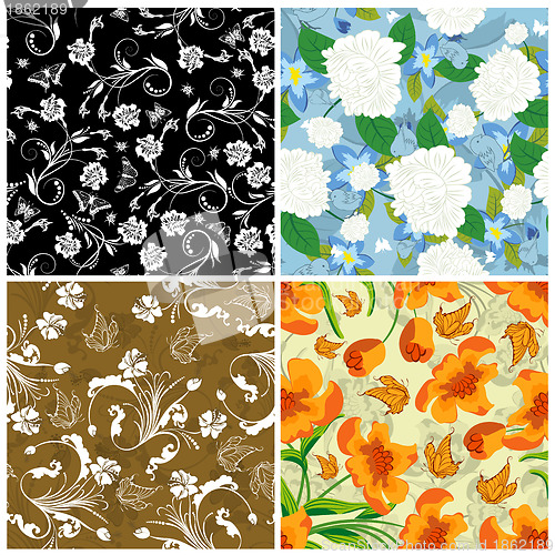 Image of seamless floral pattern