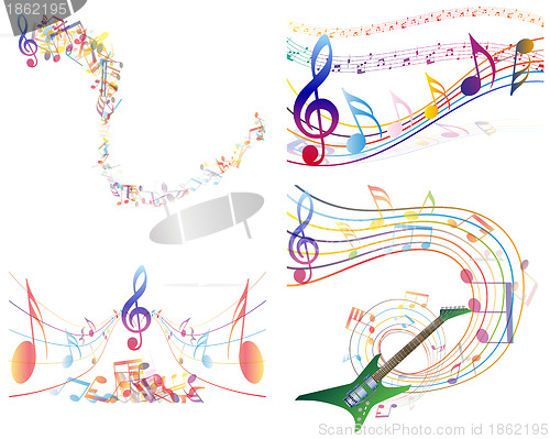 Image of Multicolour  musical 