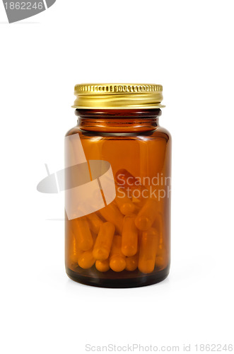 Image of Capsules in a brown jar