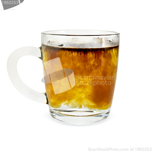 Image of Coffee granulated in a glass mug