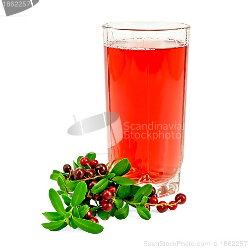 Image of Juice cowberry with berries