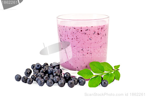 Image of Milkshake with blueberries