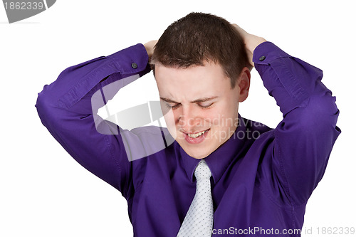 Image of Frustrated businessman