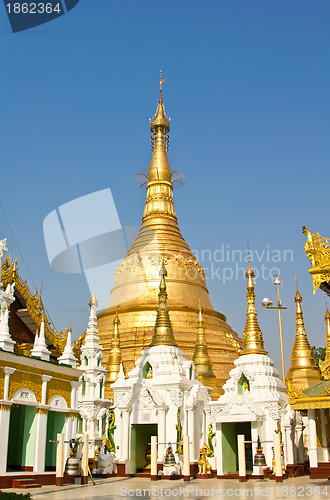 Image of Schwedagon temple in Yangon,Burma