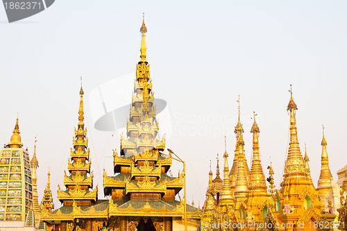 Image of Schwedagon temple in Yangon,Burma