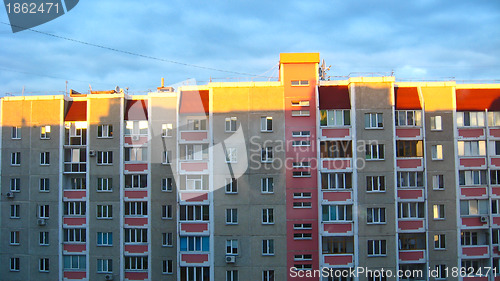 Image of The multi-storey modern house