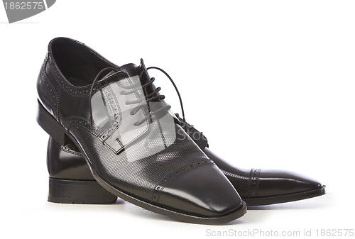 Image of elegant black shoes