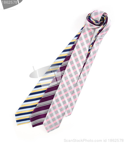 Image of various neckties